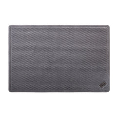 Conni Anti-Slip and Absorbent Floor Mat - Waffle - Grey