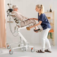 Etac Alto Electronic Mobile Shower Commode with Pan Holder