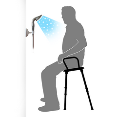 Redgum Suction Cup Shower Head Holder