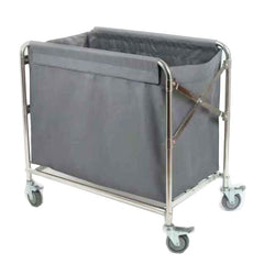 Cobalt Linen Trolley - 85 x 45 x 85cm