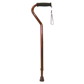 Redgum Offset Straight Handle Walking Stick