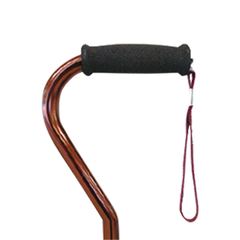 Redgum Offset Straight Handle Walking Stick