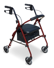Redgum Adjustable Height Seat Walker 6″ Wheels