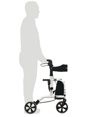 Rental Redgum Dual Purpose Side Folding Walker