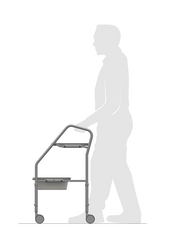 Redgum Tray Walker with Storage