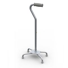 Redgum Steel Quad Cane Offset Handle - Large