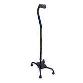 Redgum HD Quad Cane With Offset Handle