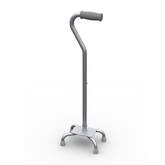 Redgum Quad Cane Offset Handle - Low