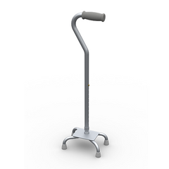 Redgum Quad Cane Offset Handle - Low