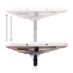 Redgum Over Bed Chair Table With Tilt Top