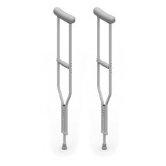 Redgum Adjustable Underarm Crutches