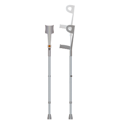 Redgum Aluminium Forearm Crutch