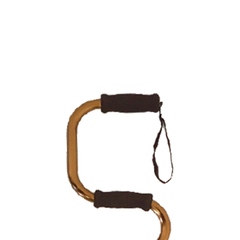 Redgum Crooked Cane With Hand Strap