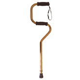 Redgum Crooked Cane With Hand Strap