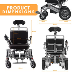 Yoga Day Tripper Auto Recline - Aluminium Electric Wheelchair