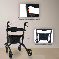 Yoga Ultralight Carbon Fibre Walker (Rollator)