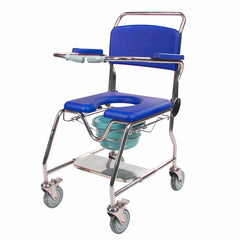 Cobalt Health Stainless Steel Shower Commode