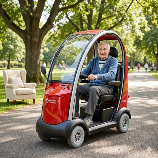 The Shoprider Rainrider: All-Weather Independence