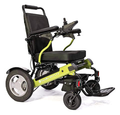 E- Traveller 180 Folding Electric Wheelchair Flex - Yellow - Clearance