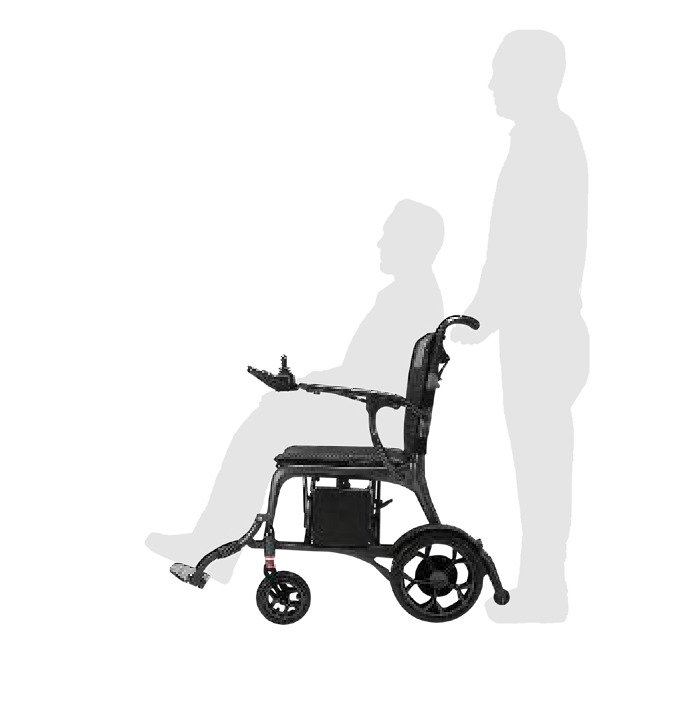 Ikon Enduro Power Lite Side Folding Carbon Fibre Electric Wheelchair