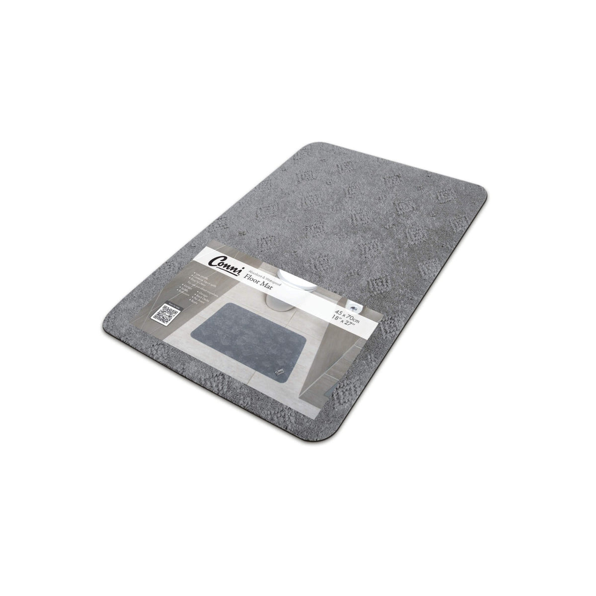 Conni Absorbent and Waterproof Floor Mat - Compact - 45cm x 70cm