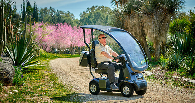 Afiscooter Breeze C4 Mobility Scooter - Afikim - Single Seat with Canopy