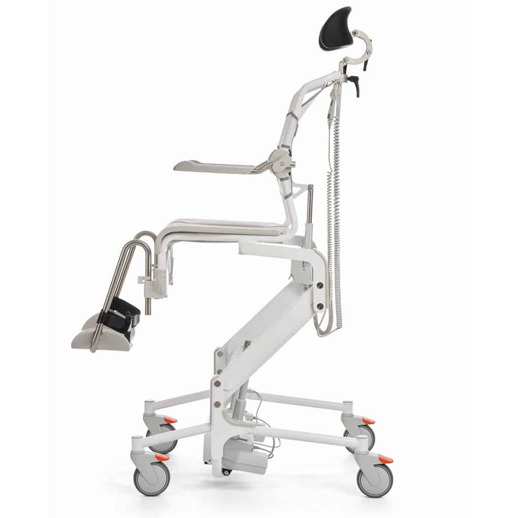 Etac Alto Electronic Mobile Shower Commode with Pan Holder