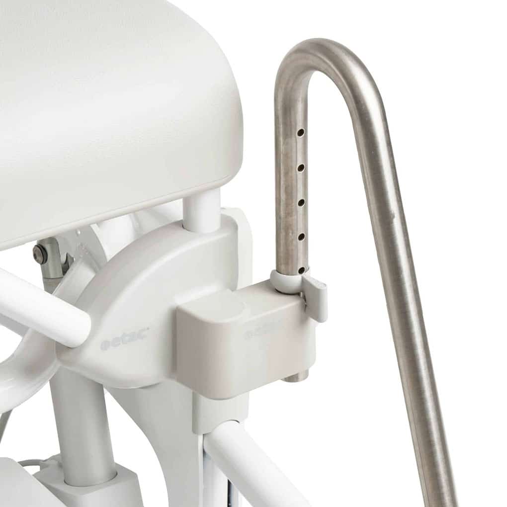 Etac Alto Electronic Mobile Shower Commode with Pan Holder