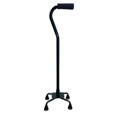 Zoom Adjustable Quad Cane with 180° Rotating Handle