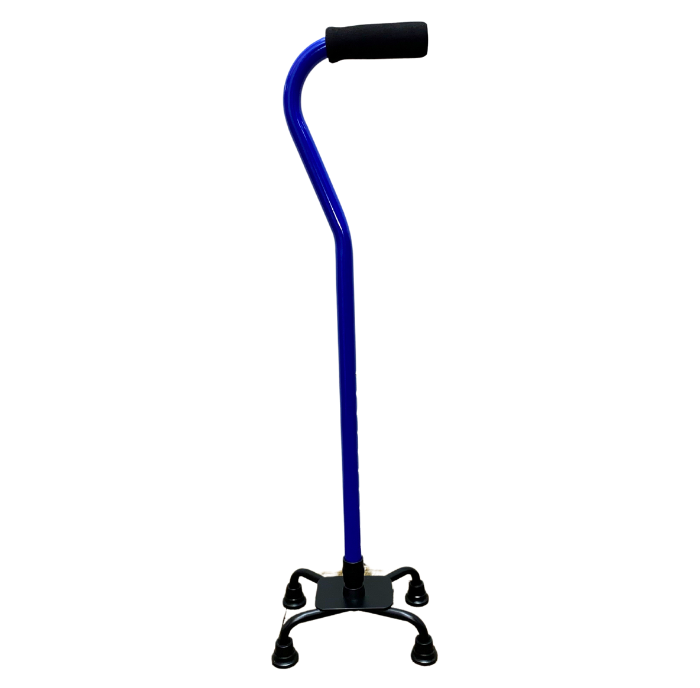 Zoom Adjustable Quad Cane with 180° Rotating Handle