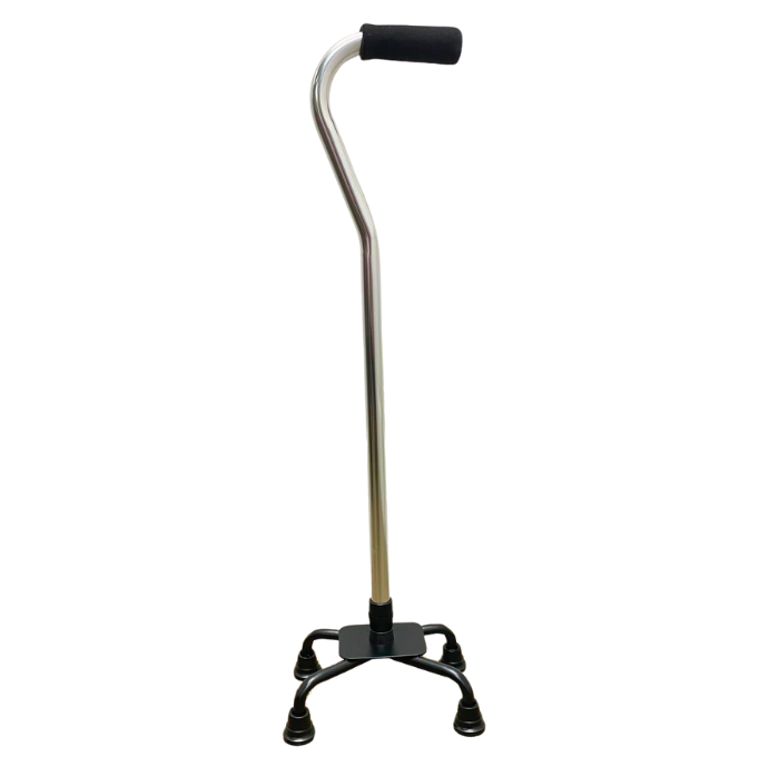 Zoom Adjustable Quad Cane with 180° Rotating Handle