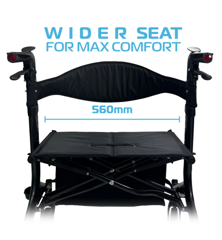 Redgum Bariatric Side Folding Seat Walker