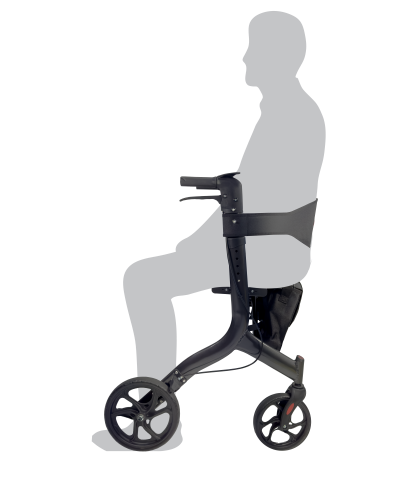 Redgum Bariatric Side Folding Seat Walker