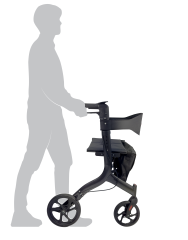 Redgum Bariatric Side Folding Seat Walker