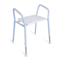 Redgum Aluminium Shower Stool