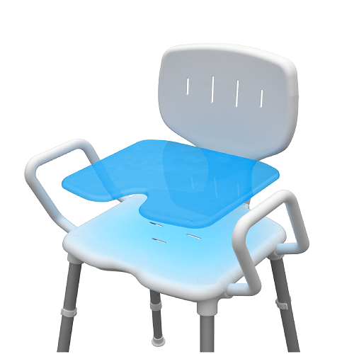 RedGum ComfiGEL Space Saver Shower Chair Gel Pad