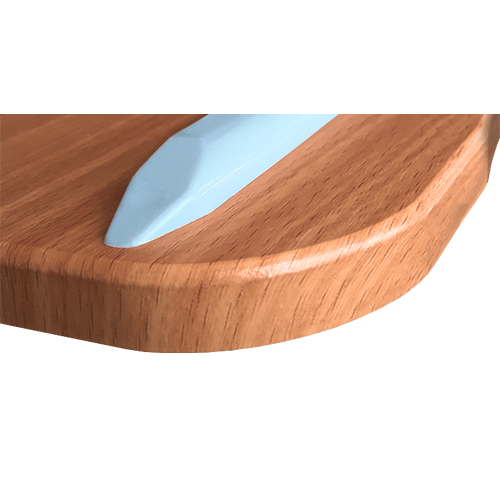 Redgum Over Bed Chair Table Vinyl Wrapped Tilt Top