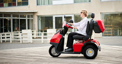 Afiscooter Breeze S3 Mobility Scooter - Afikim - Single Seat with Canopy