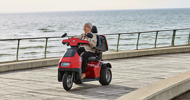 Afiscooter Breeze S3 Mobility Scooter - Afikim - Single Seat with Canopy