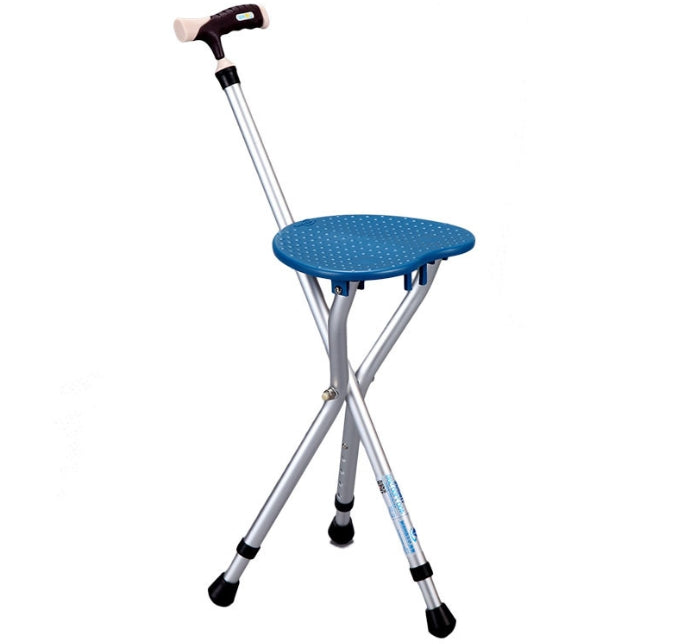 Zoom Tripod Walking Cane – With Seat