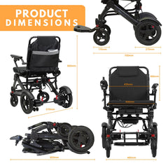 Yoga Day Tripper Lite - Aluminium Powered Wheelchair