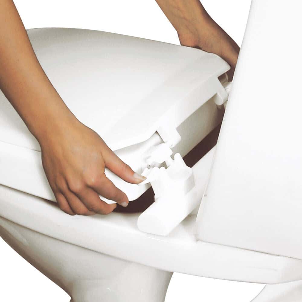 Etac Hi-Loo Toilet Seat Raiser Fixed with Arm Supports