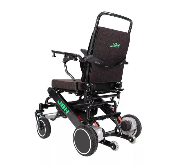 E-Traveller 140 Folding Electric Wheelchair - Carbon