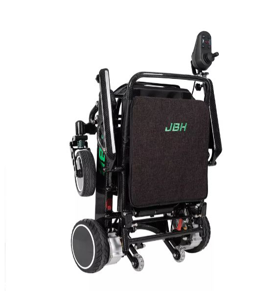 E-Traveller 140 Folding Electric Wheelchair - Carbon